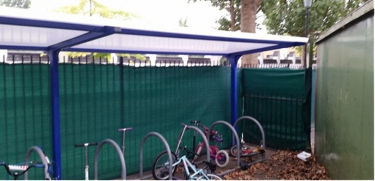 St Mary's Catholic Primary School Bike Shelter