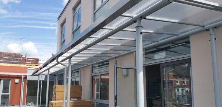 Canopy we made for EP Collier Primary School