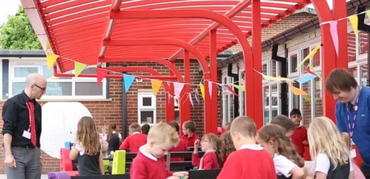 Shelton Infants School Red Shelter