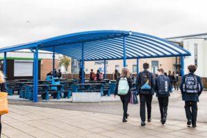 Tewkesbury School Dining Area Canopy