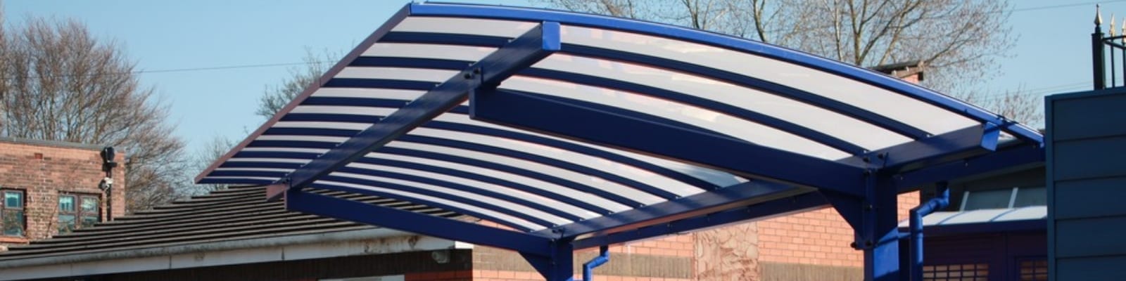 St John's Primary School Cantilever Canopy