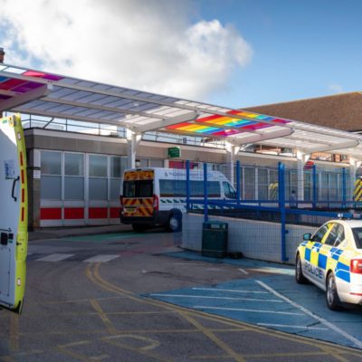 Colourful Canopy at Queen's Hospital