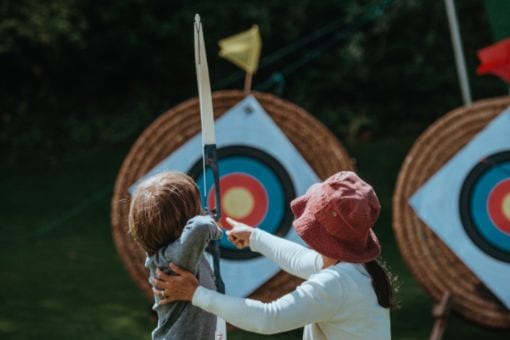 Children Playing Archery