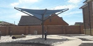 Canopy we designed for Avonmere Medical Centre
