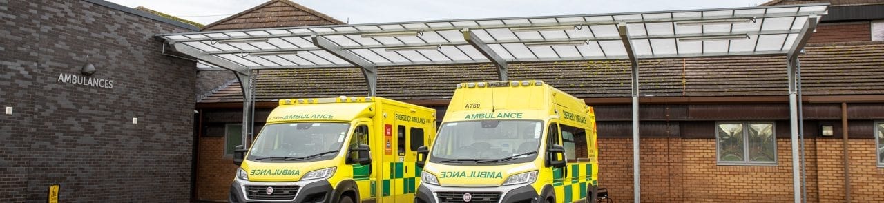 Cantilever shelter we designed for Countess of Chester