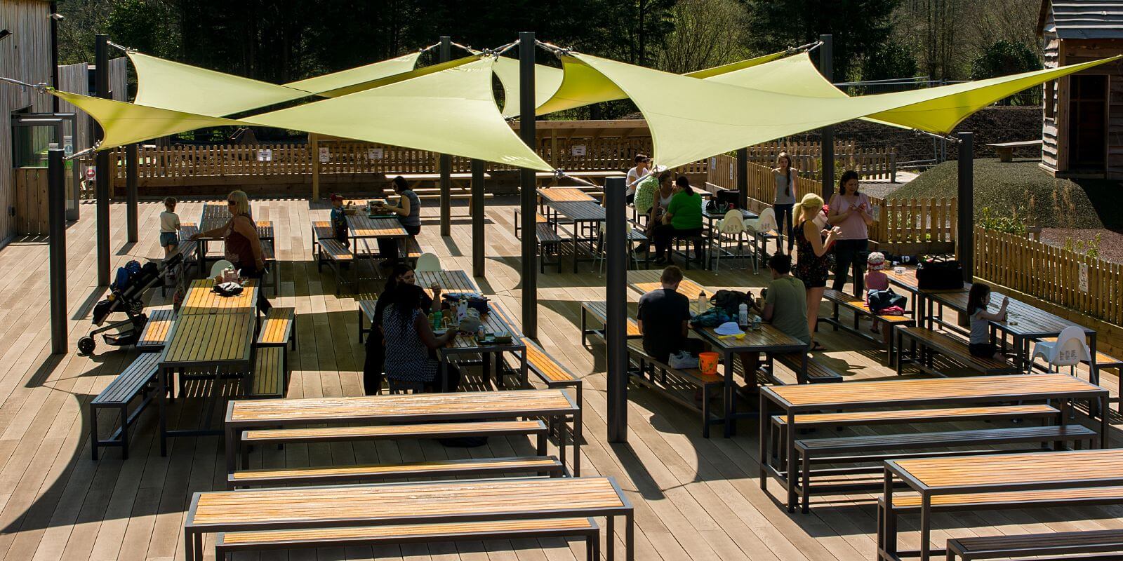 Chobham Adventure Farm Fabric Shade Sails