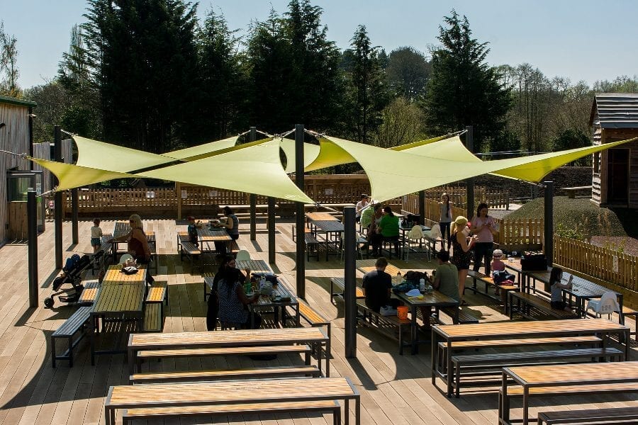 Chobham Adventure Farm Seating Area