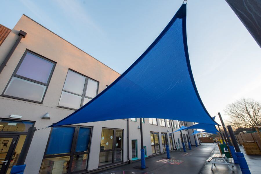 Glenwood School Fabric Shade Sail