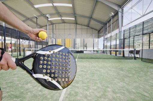 Padel Ball and Racket