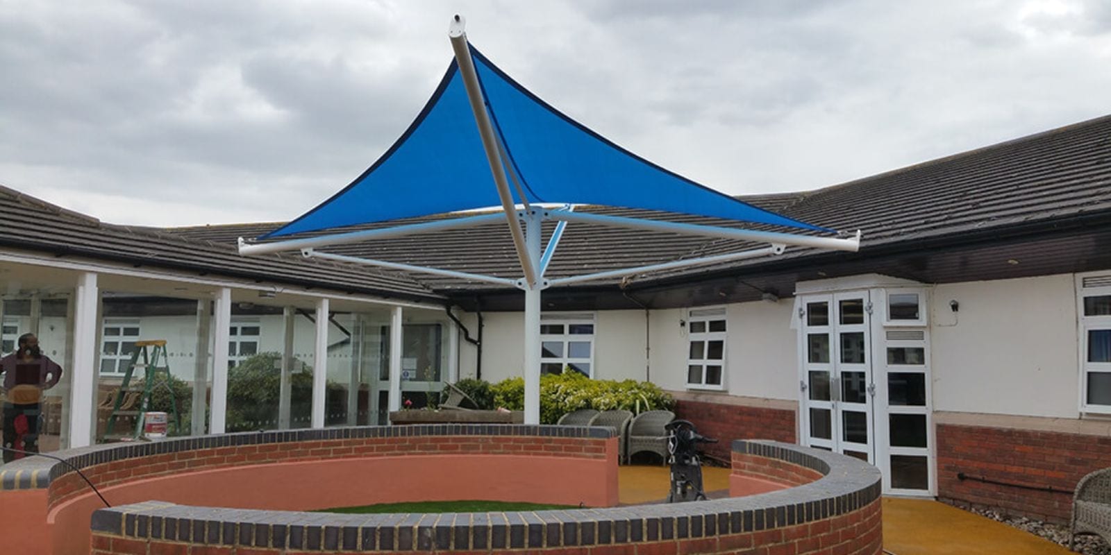 Canopy for Hospital Healthcare Site Canopies A&S Landscape