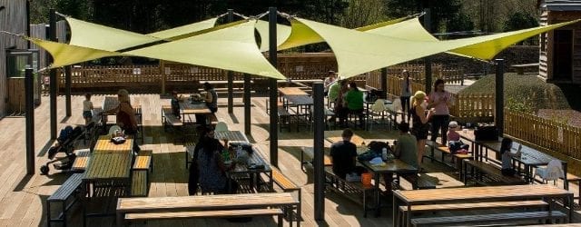 Shade sails we designed forChobham Adventure Farm