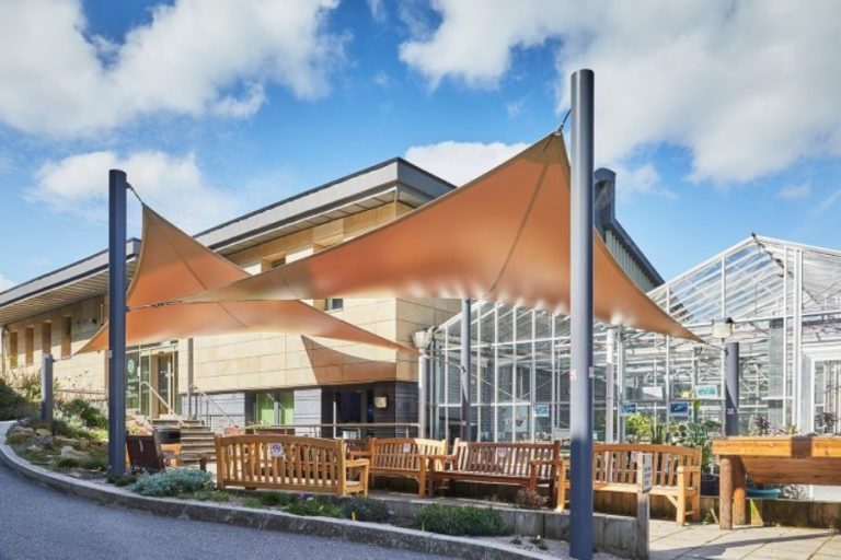 Shade Sails at Shipley College