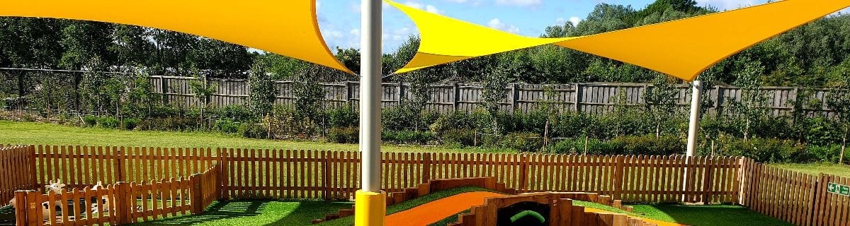 Canopy we designed for Sprouts Play Barn