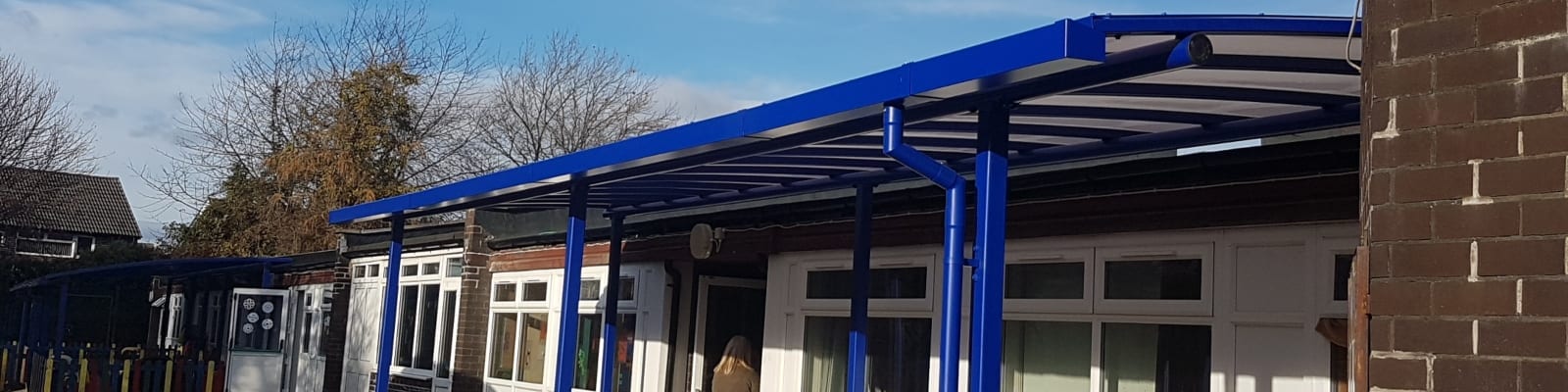 Broomfield School Blue Shelter