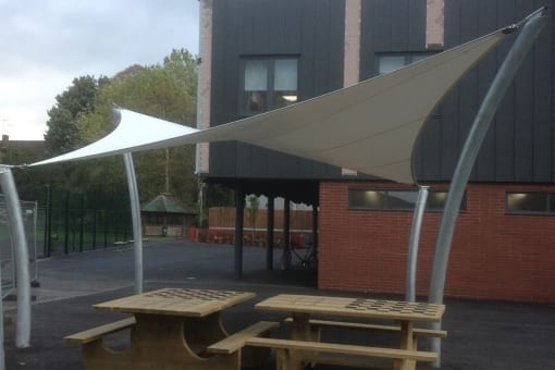 Sail Shades Added to Dunstall Hill School
