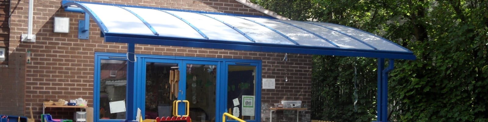 Osborne Primary School Blue Canopy