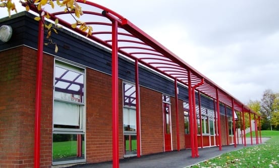 School Canopy Red