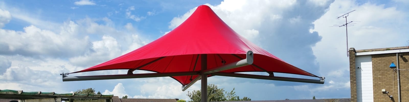 Someries Junior School Umbrella Canopy