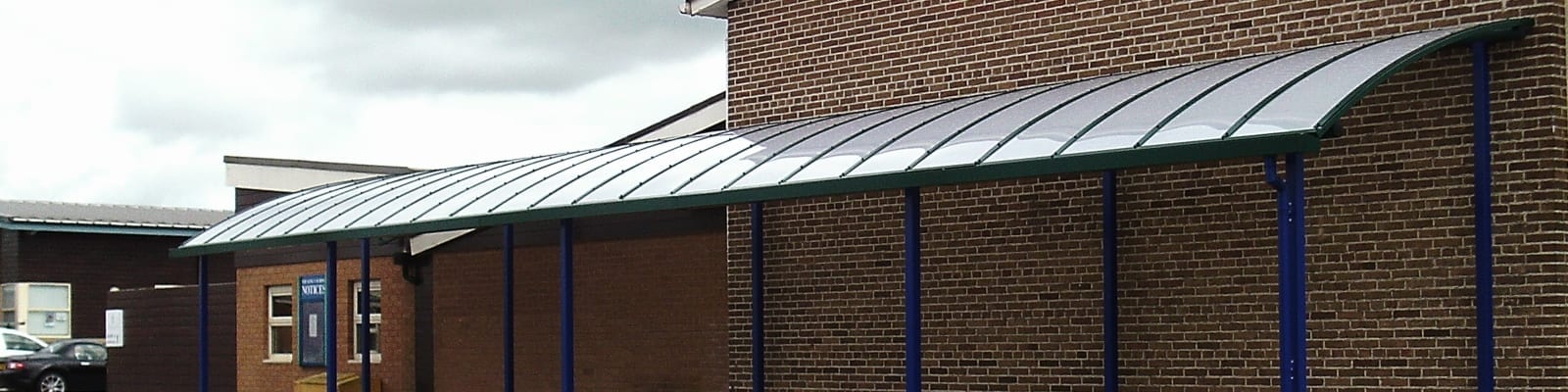 The Kings School Curved Roof Canopy