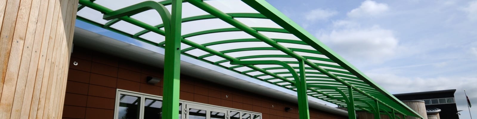 Ysgol Bro Alun Cantilever Shelter
