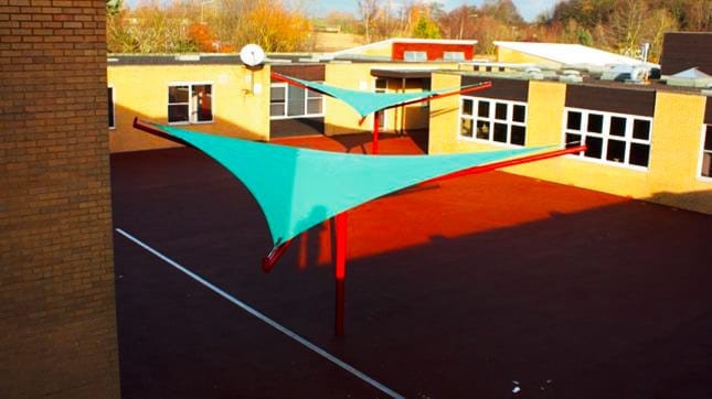 Weston Road High School Fabric Canopies