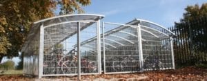Meole Brace School Cycle Shelter Cycle shelter we designed for Meole Brace School