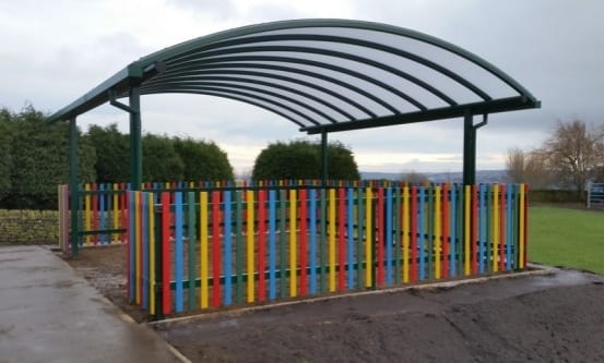 Canopy we fitted at Hawksworth CE Primary School