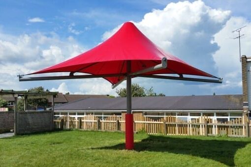 Canopy we fitted at Someries Junior School
