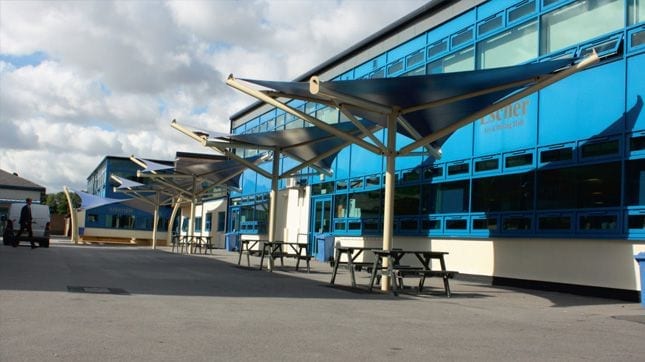 William Farr School Fabric Canopy