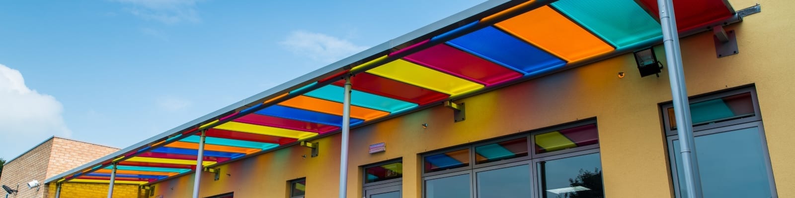 Ysgol Bro Teifi Coloured Canopies