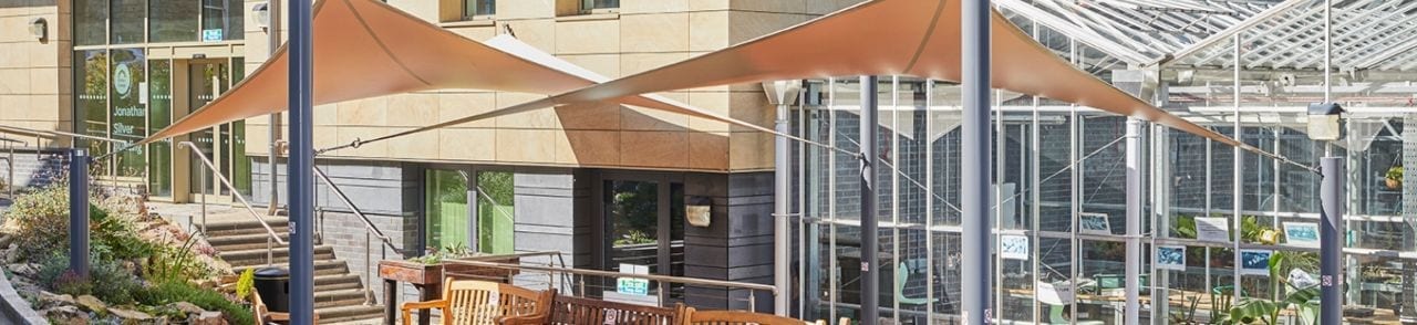 Garden Centre Fabric Shade Sails