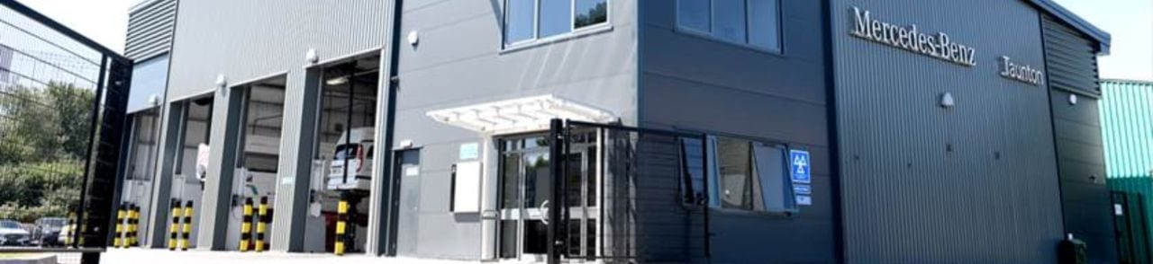 Mercedes Benz Showroom Entrance Canopy