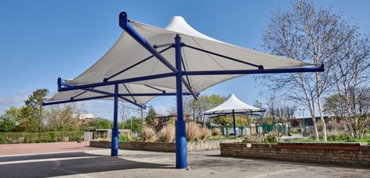 The Willow School Umbrella Canopy