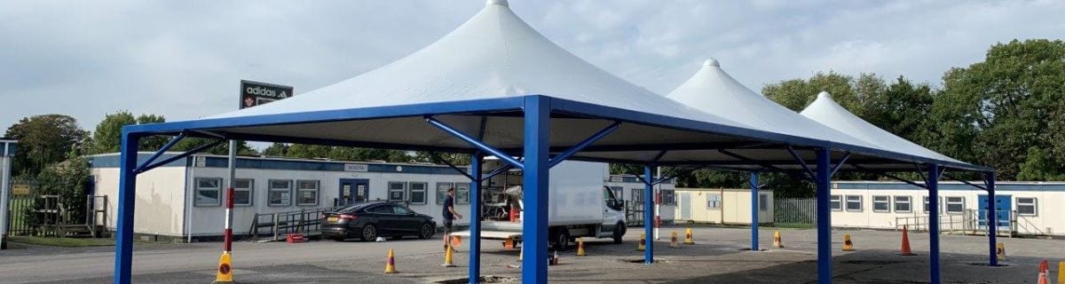 Shelters we designed for Penketh High School