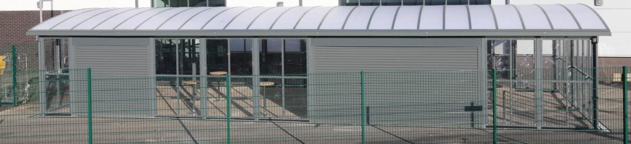 St Cuthbert's School Enclosed Canopy