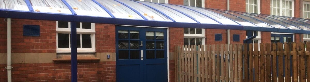Shelter we designed for Stockingford Primary School