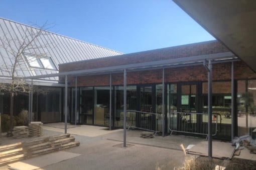 Kings Copse Primary School Straight Roof Canopy
