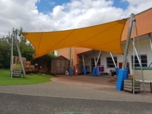 Bespoke Shade Sails at Monksdown Primary School