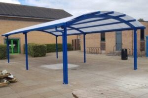 Canopy we designed for Congleton High School