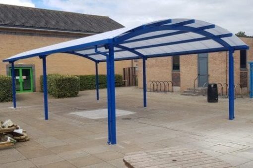 Canopy we designed for Congleton High School