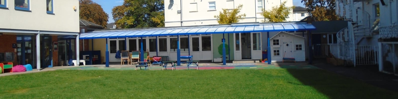 Berkhampstead School Blue Canopy