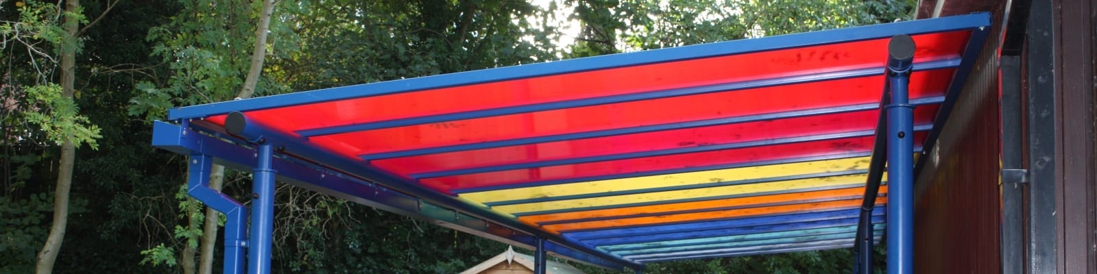 Coleham Primary School Colourful Shelter