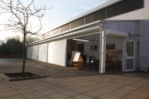 Shelter we installed at Laughton Manor School