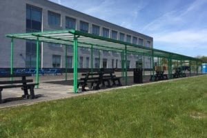 Shelter we added to Blackpool Aspire Academy