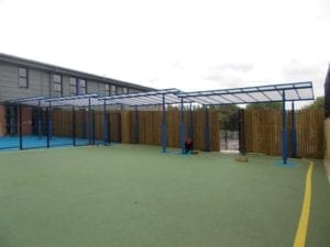 Shelter we fitted at Boston Spa School