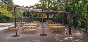 Christ’s College Straight Roof Shelter