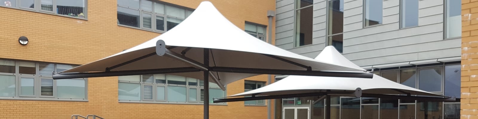 Ebbw Fawr Learning Community Umbrella Canopies