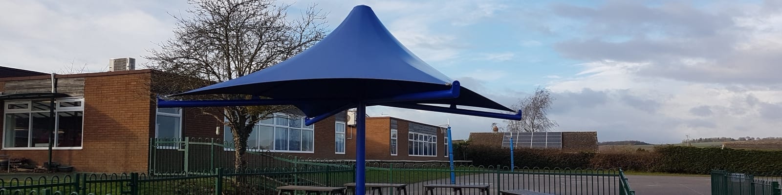 Ludlow Junior School Umbrella Canopy
