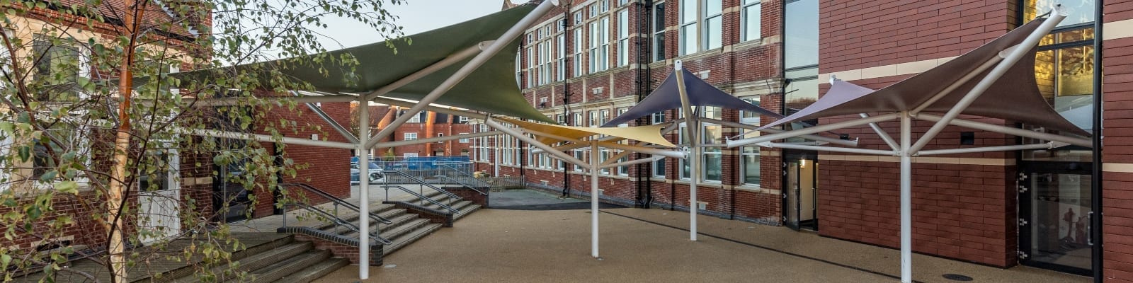 Milton Park Primary School Fabric Canopies