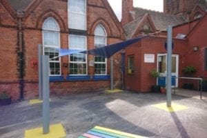 Shade Sail we added to Montgomery Primary